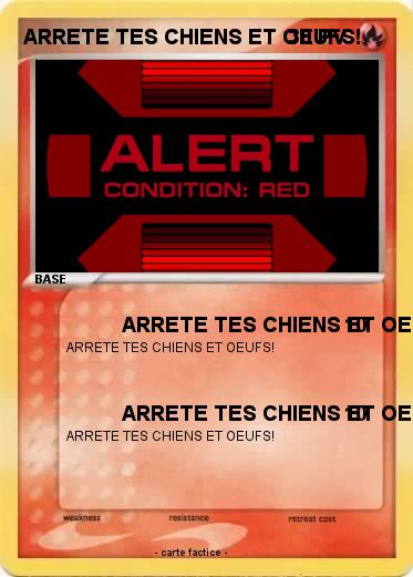 Pokemon ARRETE TES CHIENS ET OEUFS!