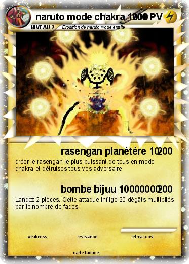 Pokemon naruto mode chakra 1000