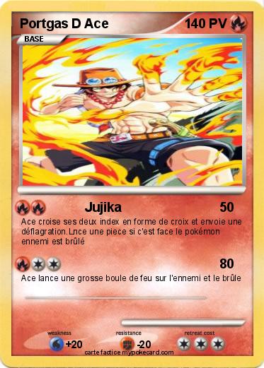 Pokemon Portgas D Ace