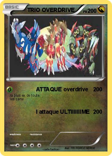 Pokemon TRIO OVERDRIVE