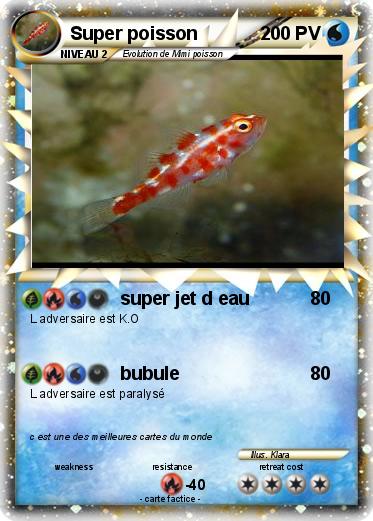 Pokemon Super poisson