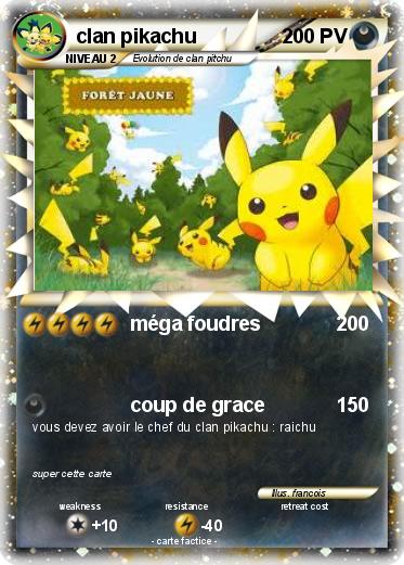 Pokemon clan pikachu