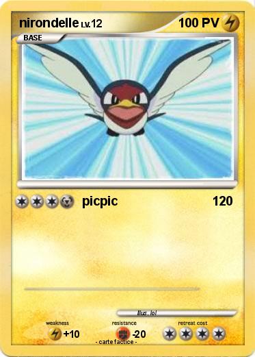 Pokemon nirondelle