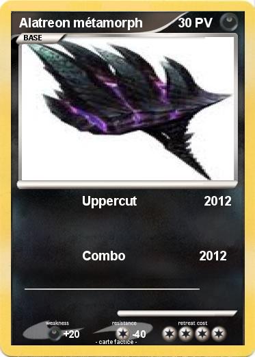 Pokemon Alatreon métamorph