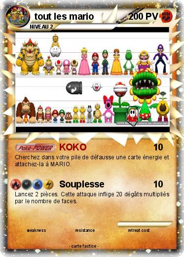 Pokemon tout les mario