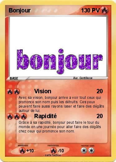 Pokemon Bonjour