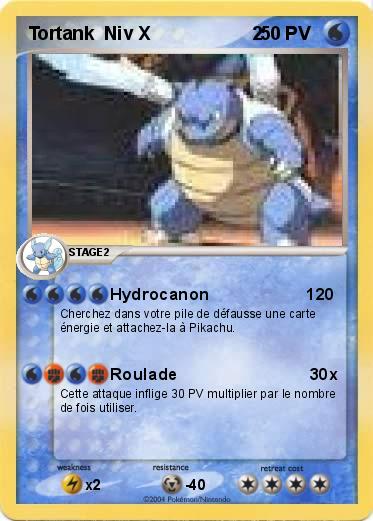 Pokemon Tortank  Niv X                    2
