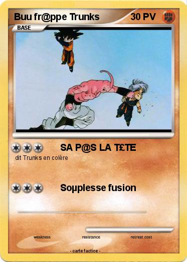 Pokemon Buu fr@ppe Trunks