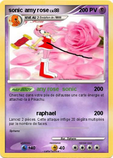Pokemon sonic amy rose