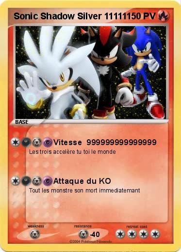 Pokemon Sonic Shadow Silver 11111