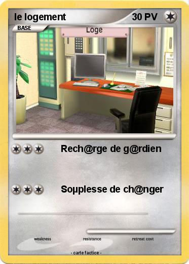 Pokemon le logement