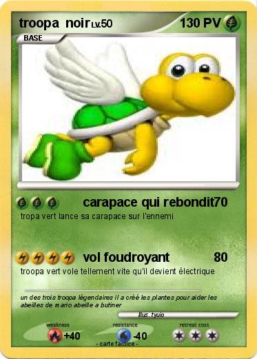 Pokemon troopa  noir