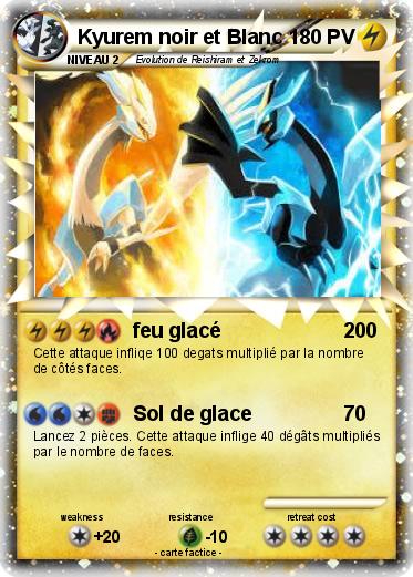 Pokemon Kyurem noir et Blanc