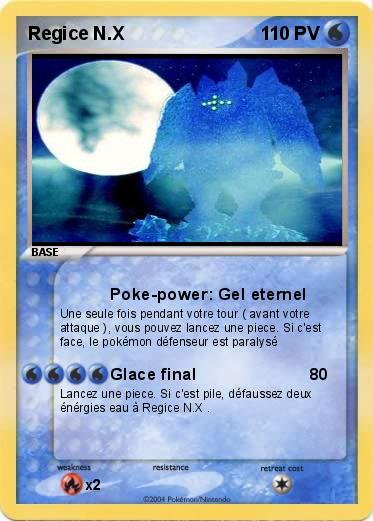 Pokemon Regice N.X