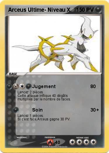 Pokemon Arceus Ultime- Niveau X