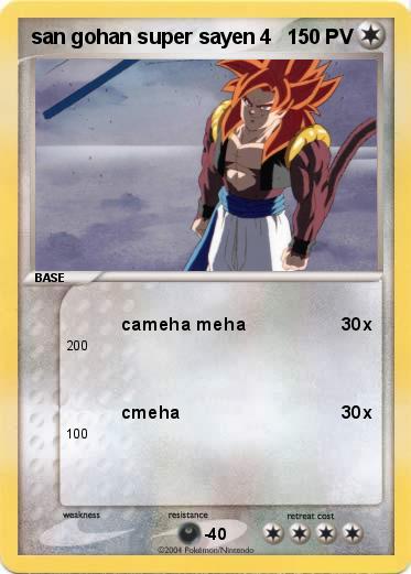 Pokemon san gohan super sayen 4