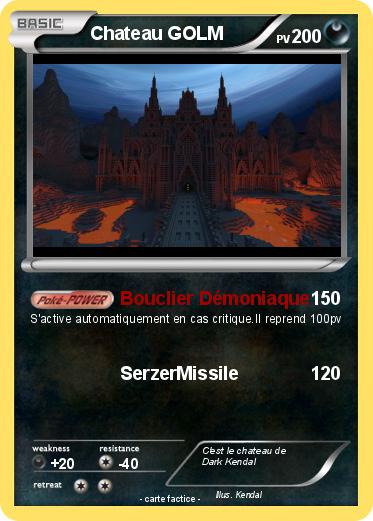 Pokemon Chateau GOLM
