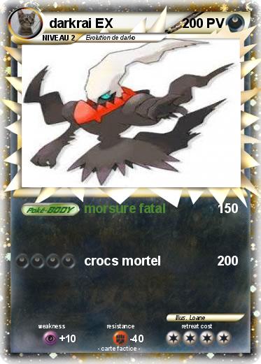 Pokemon darkrai EX
