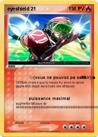 Pokemon eyeshield 21