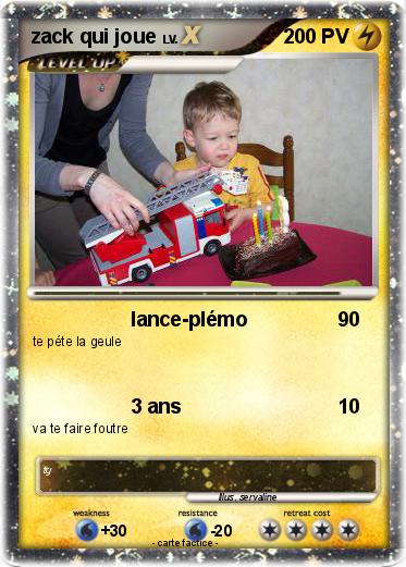 Pokemon zack qui joue