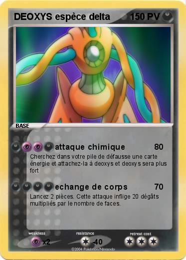 Pokemon DEOXYS espèce delta