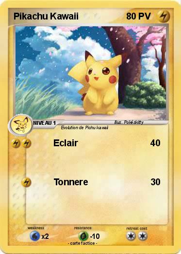 Pokemon Pikachu Kawaii