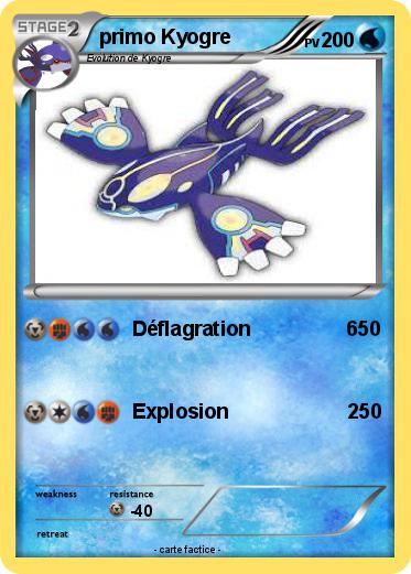 Pokemon primo Kyogre