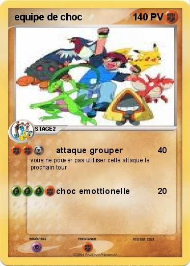 Pokemon equipe de choc