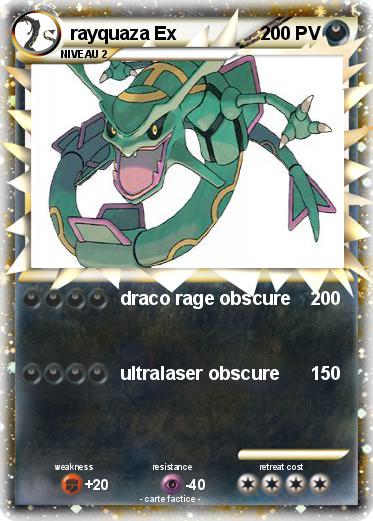 Pokemon rayquaza Ex