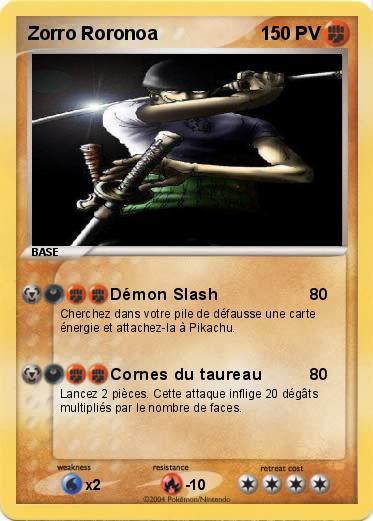 Pokemon Zorro Roronoa