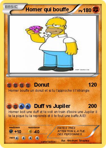 Pokemon Homer qui bouffe
