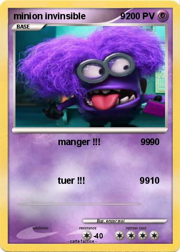 Pokemon minion invinsible              9