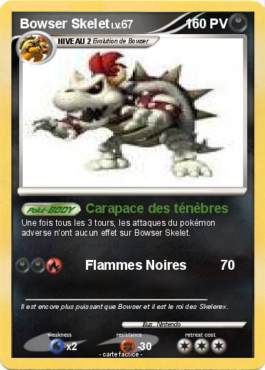Pokemon Bowser Skelet
