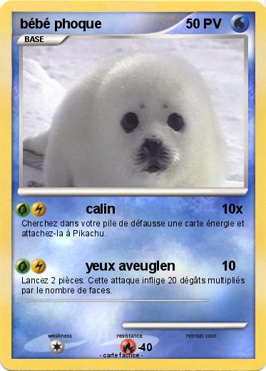 Pokemon bébé phoque
