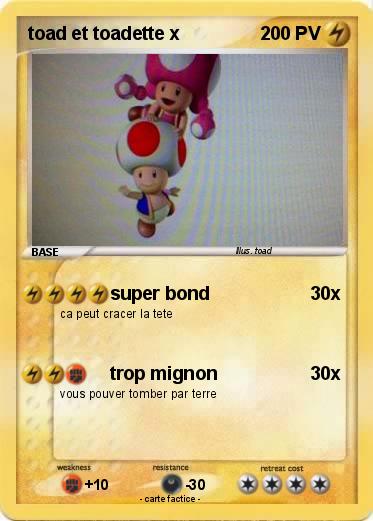 Pokemon toad et toadette x
