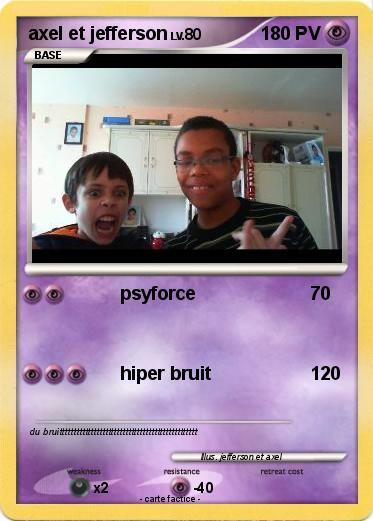 Pokemon axel et jefferson