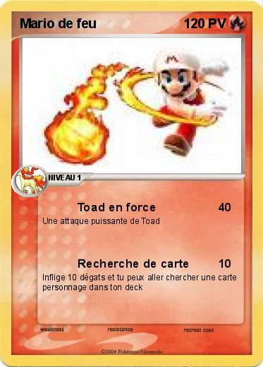 Pokemon Mario de feu