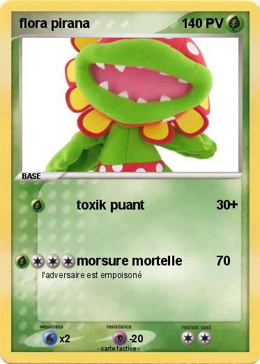 Pokemon flora pirana