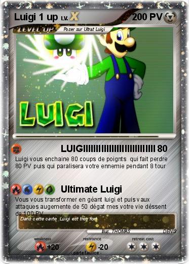Pokemon Luigi 1 up
