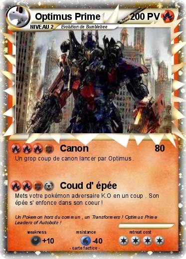 Pokemon Optimus Prime Pokemon Optimus Prime