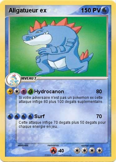 Pokemon Aligatueur ex
