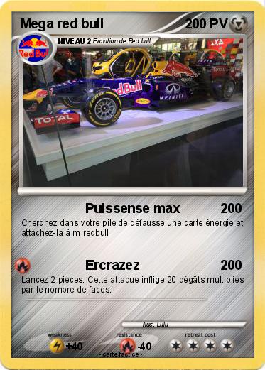 Pokemon Mega red bull