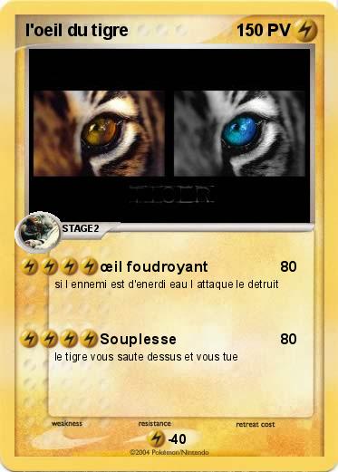 Pokemon l'oeil du tigre