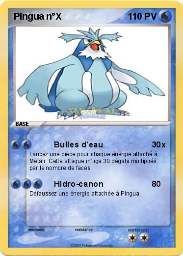 Pokemon Pingua n°X
