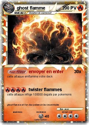 Pokemon ghost flamme