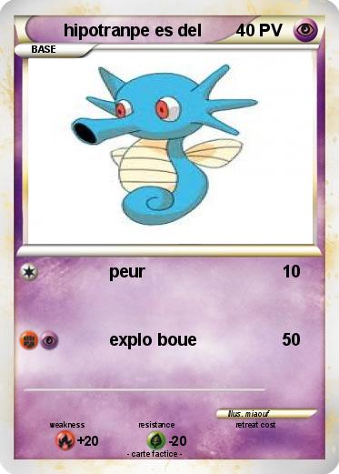 Pokemon hipotranpe es del