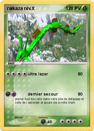 Pokemon raikaza niv.X