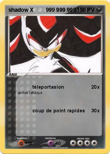 Pokemon shadow X        999 999 999    