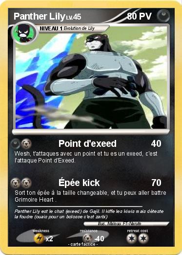 Pokemon Panther Lily