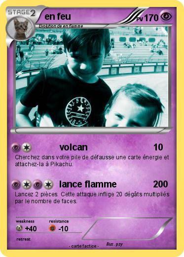 Pokemon en feu